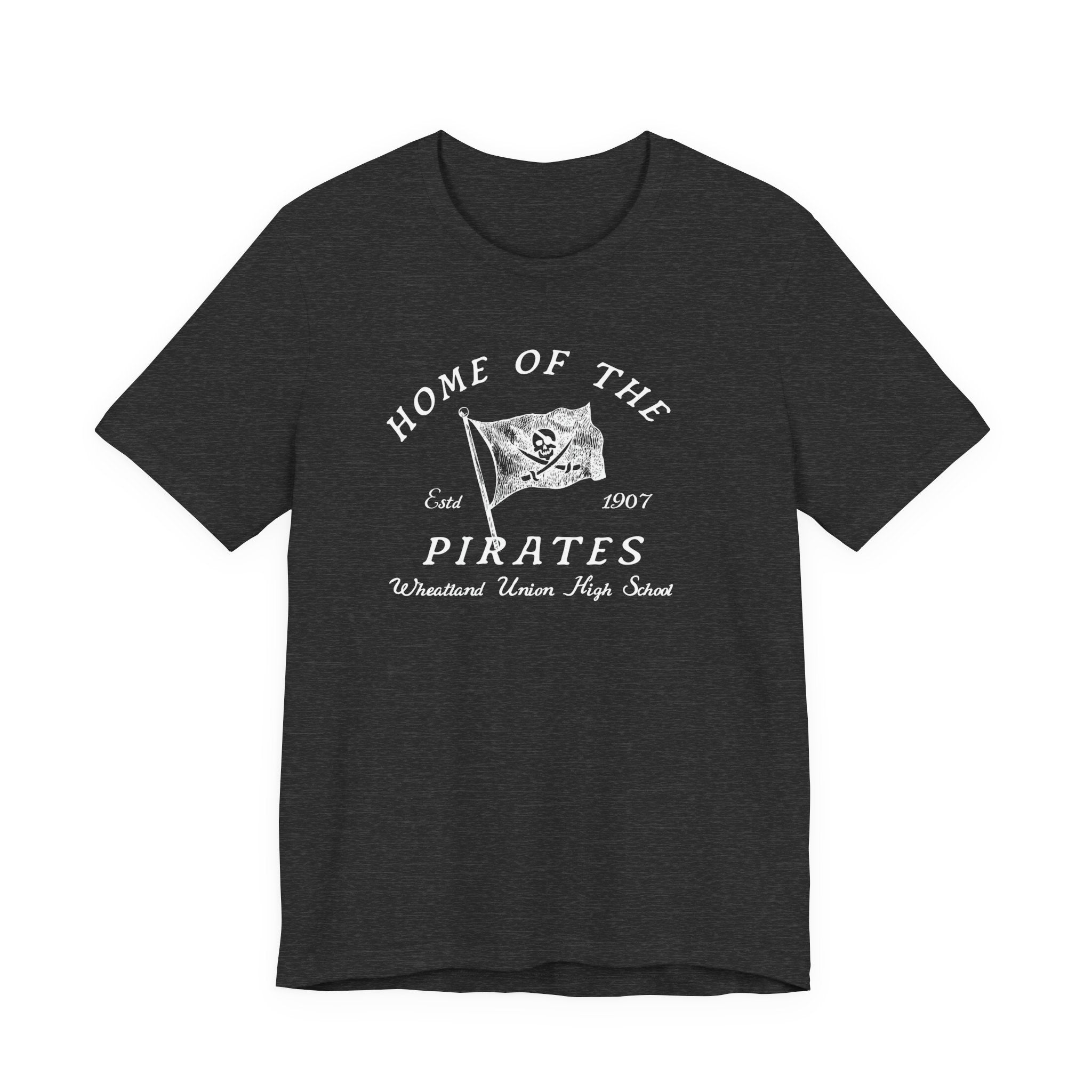 Wheatland Union High School | Home of the Pirates Vintage Flag T-Shirt