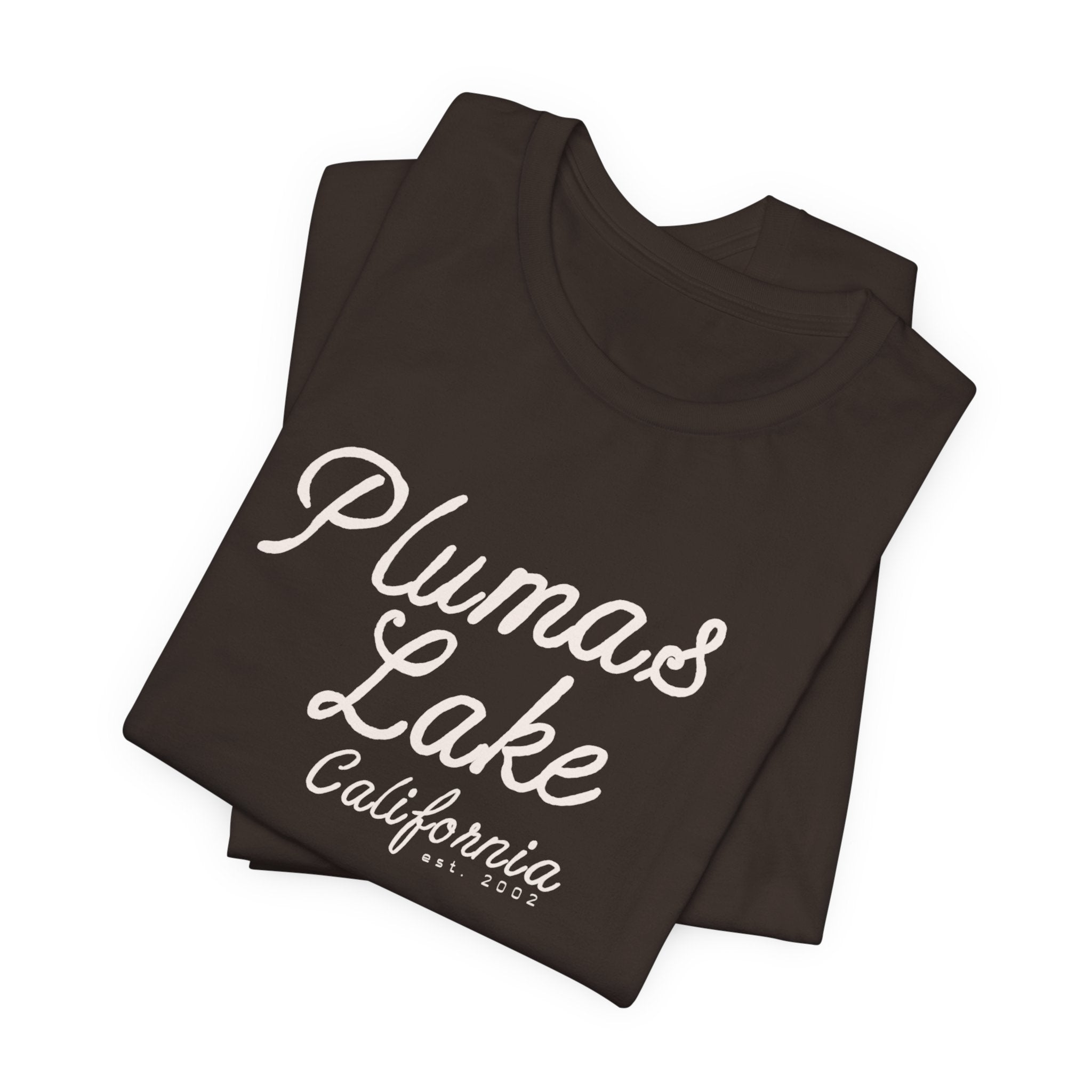 Cursive Vintage Plumas Lake T‑Shirt