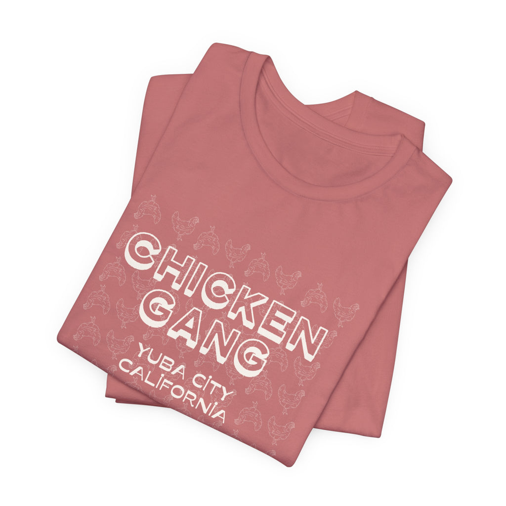 Copy of Yuba City Chicken Gang T-Shirt — Hand Drawn Hen Farm Tee for Yuba City