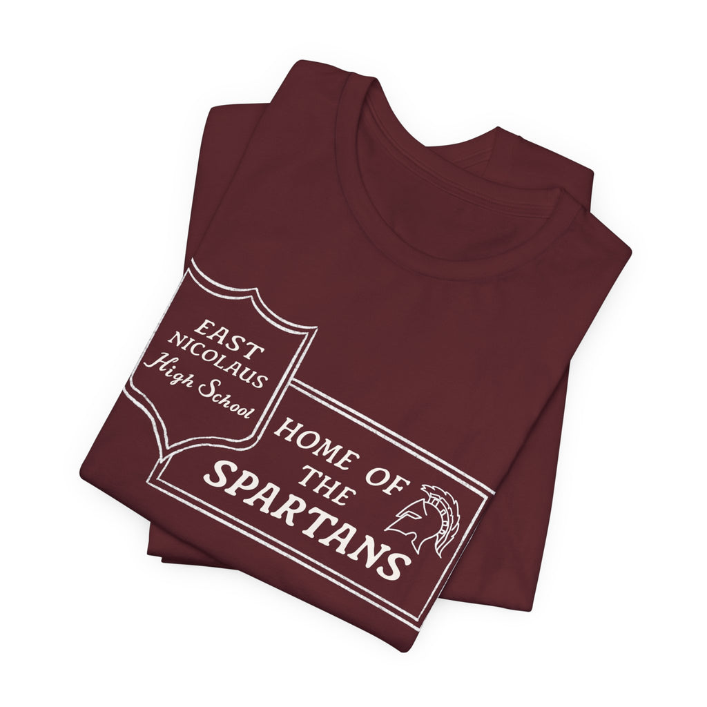 East Nicolaus High School Marquee Spartans Football Shirt