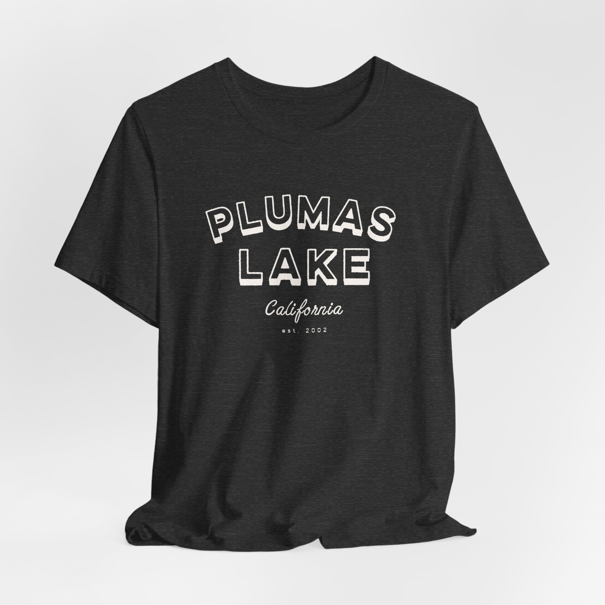 Plumas Lake Block Letters T‑Shirt