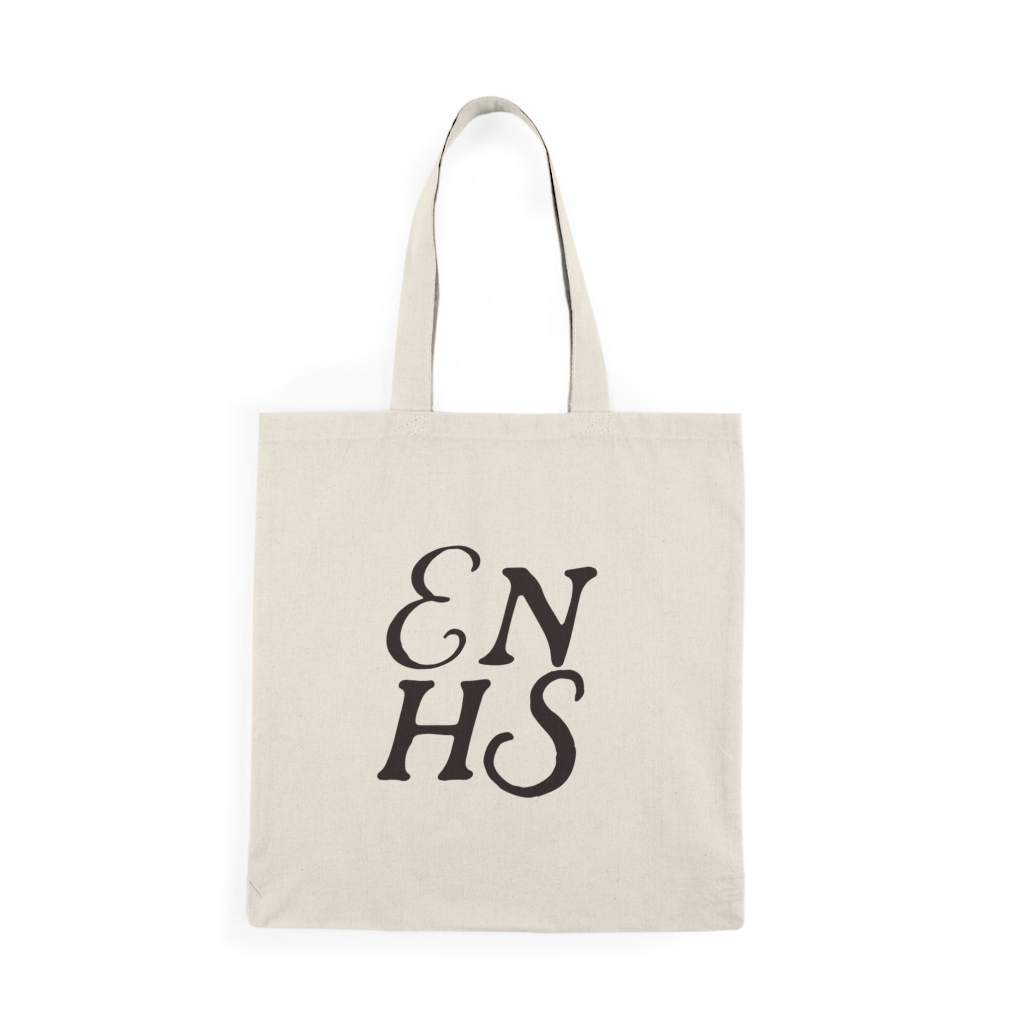 East Nicolaus Highschool ENHS Natural Cotton Tote Bag — Scenic Hand-Lettered Logo