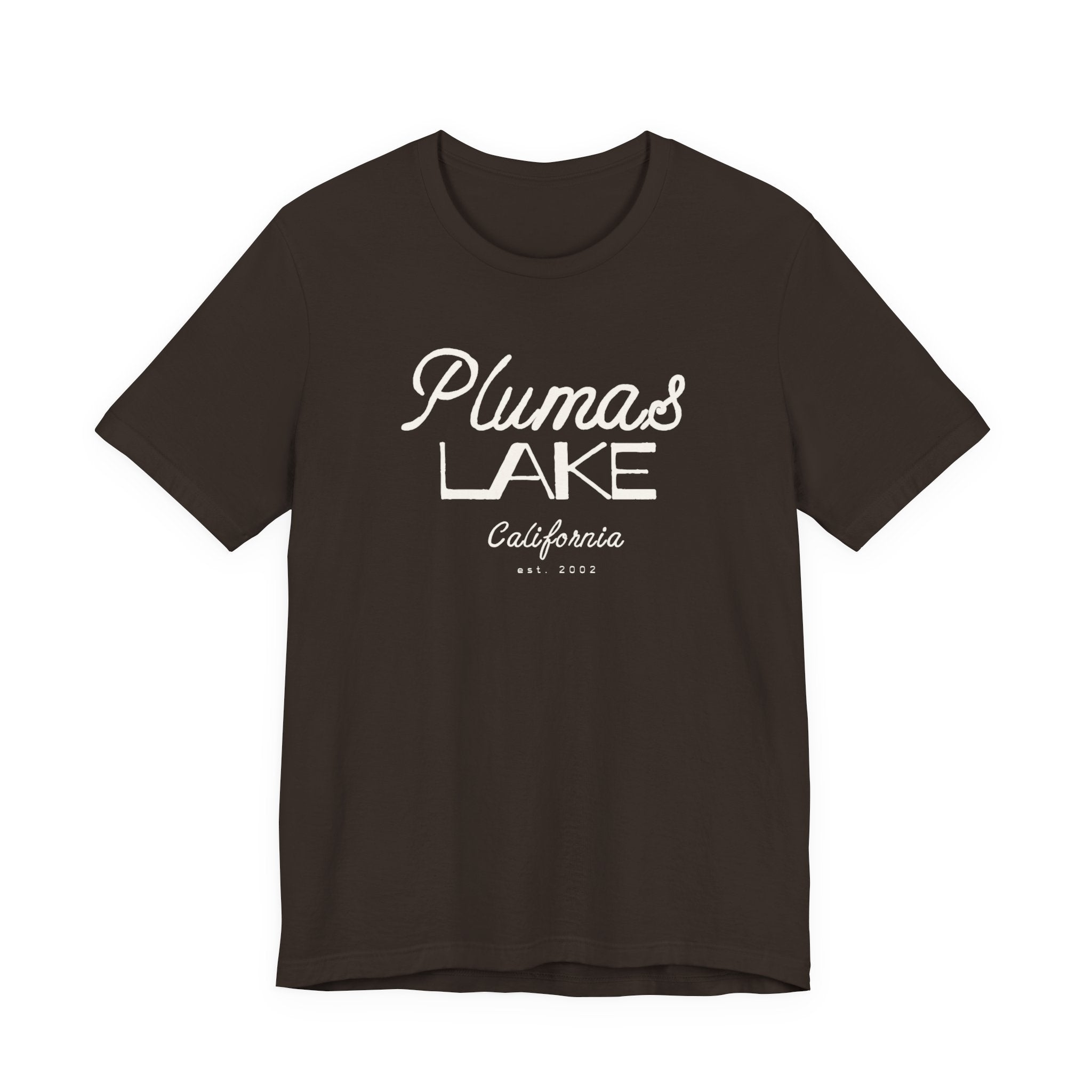 Plumas Lake Vintage Font T‑Shirt