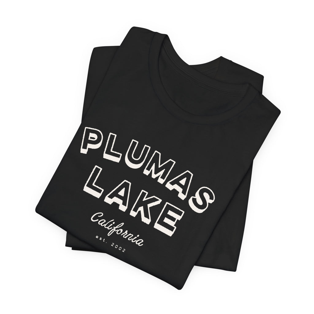 Plumas Lake Block Letters T‑Shirt