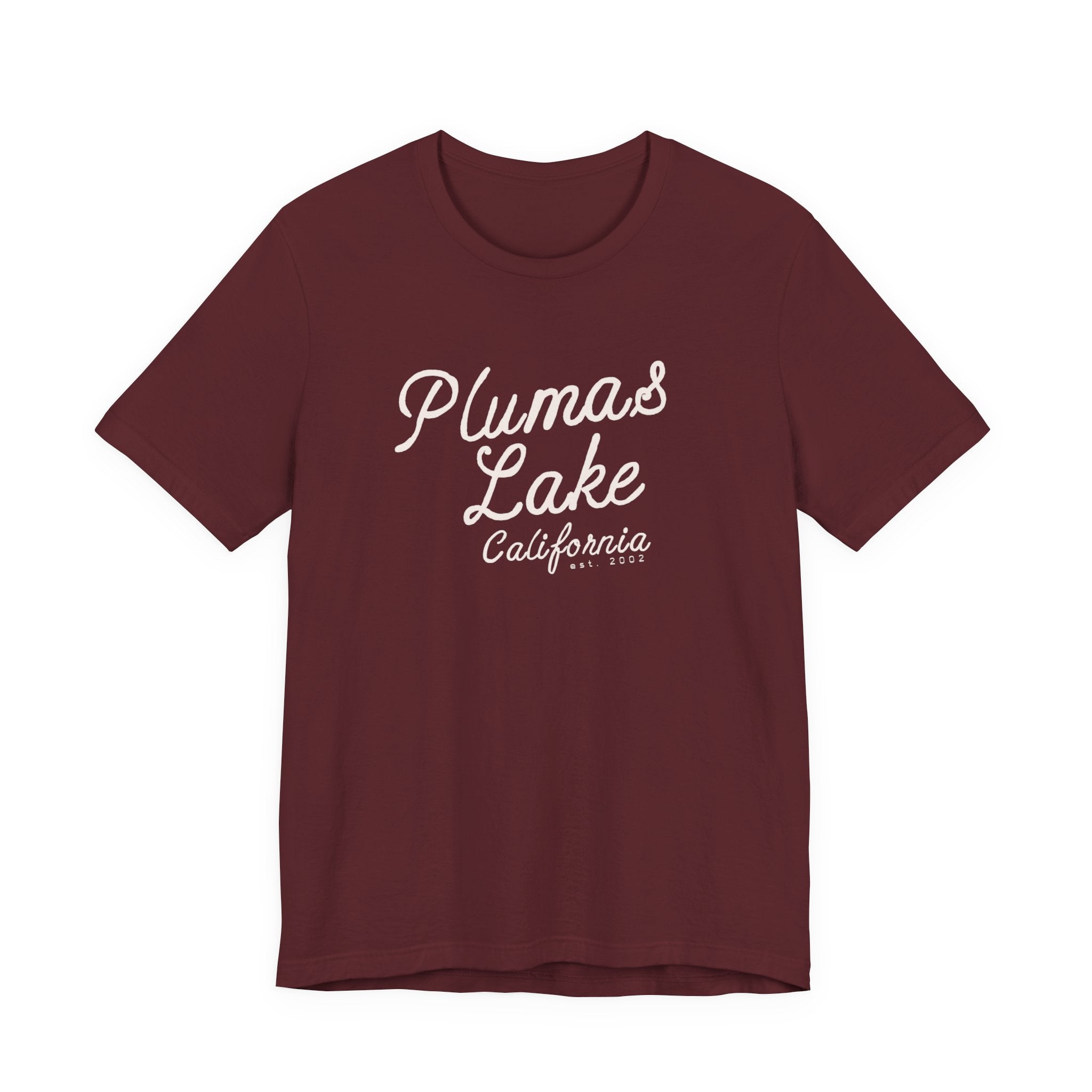 Cursive Vintage Plumas Lake T‑Shirt