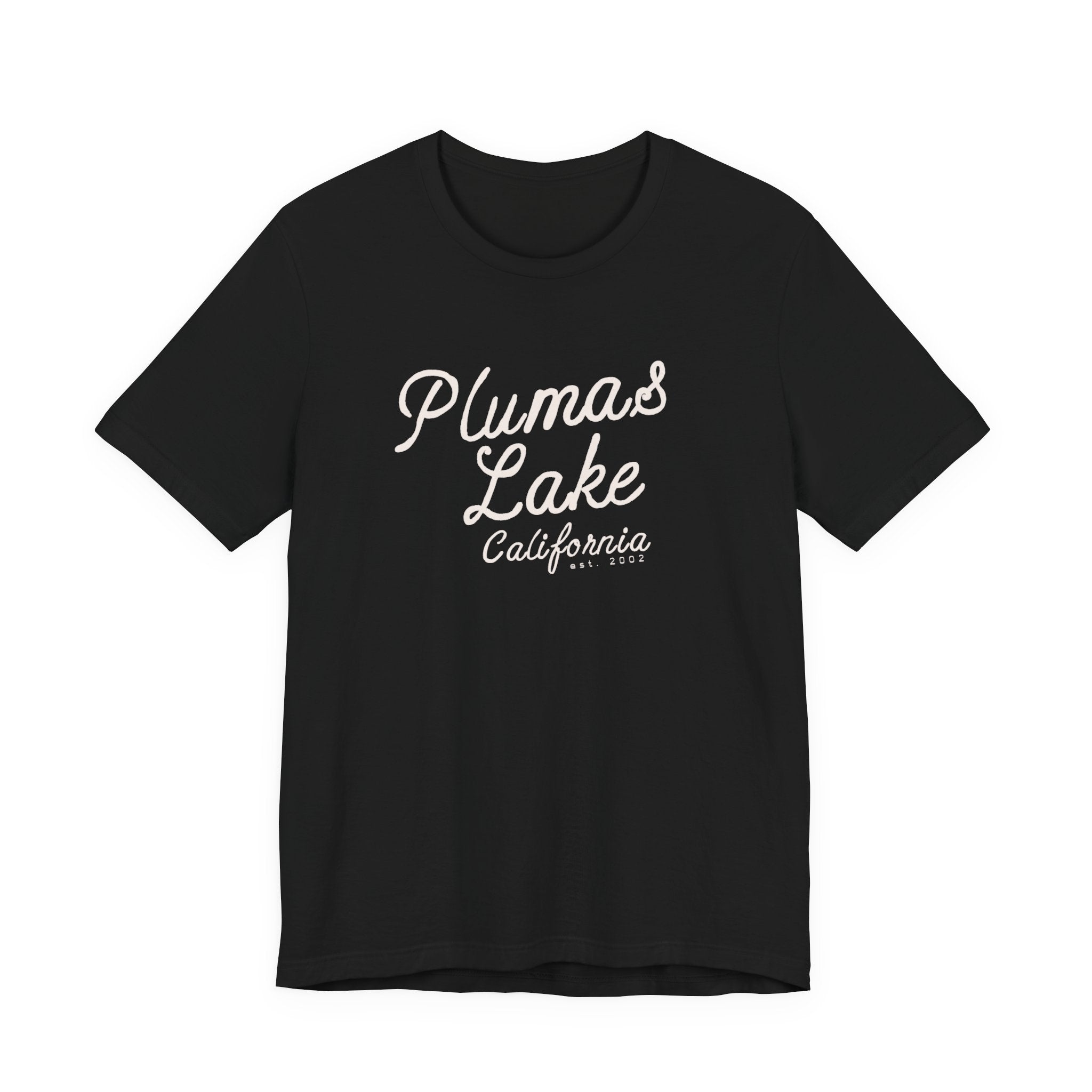 Cursive Vintage Plumas Lake T‑Shirt