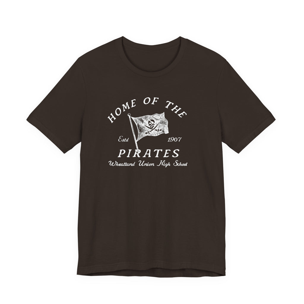 Wheatland Union High School | Home of the Pirates Vintage Flag T-Shirt