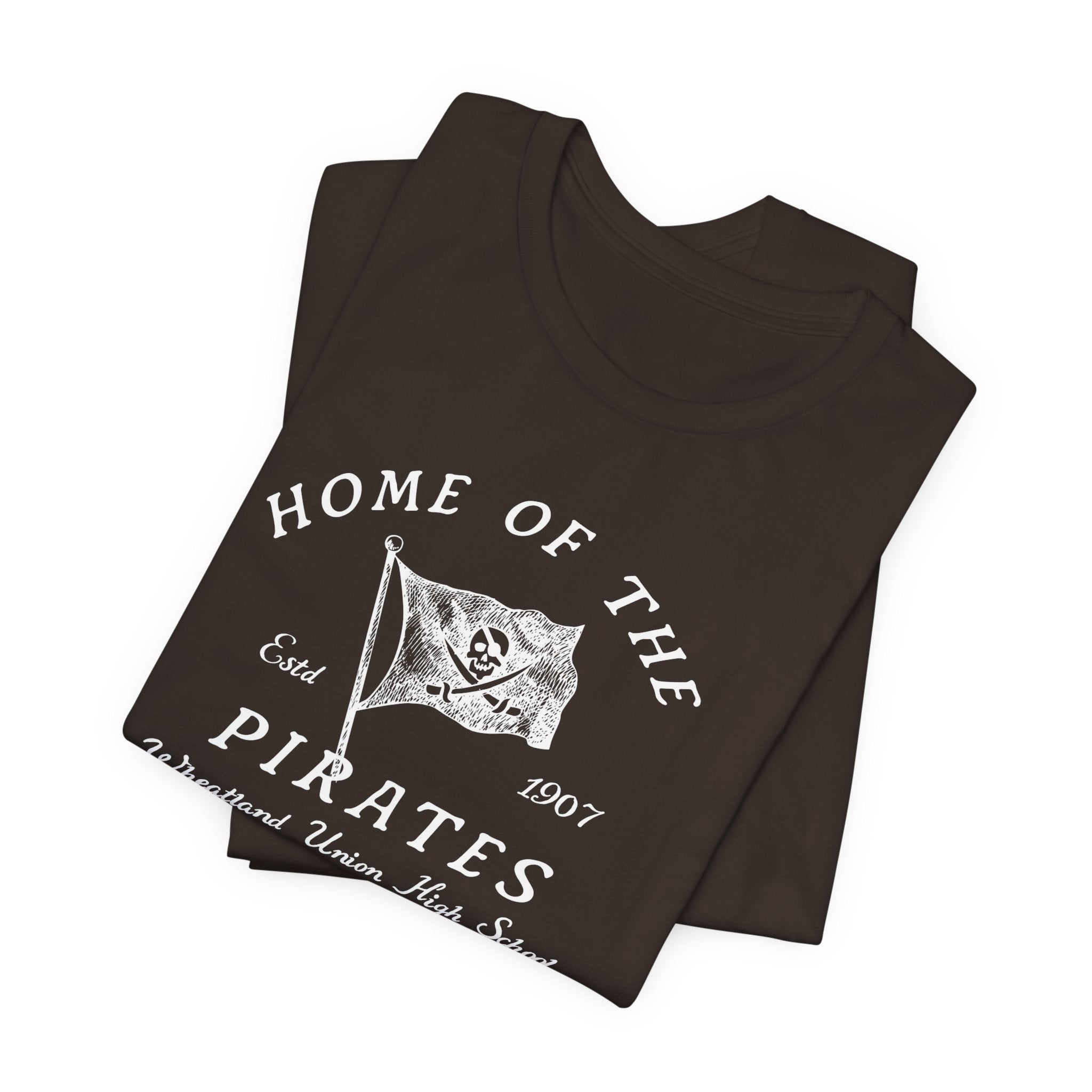 Wheatland Union High School | Home of the Pirates Vintage Flag T-Shirt