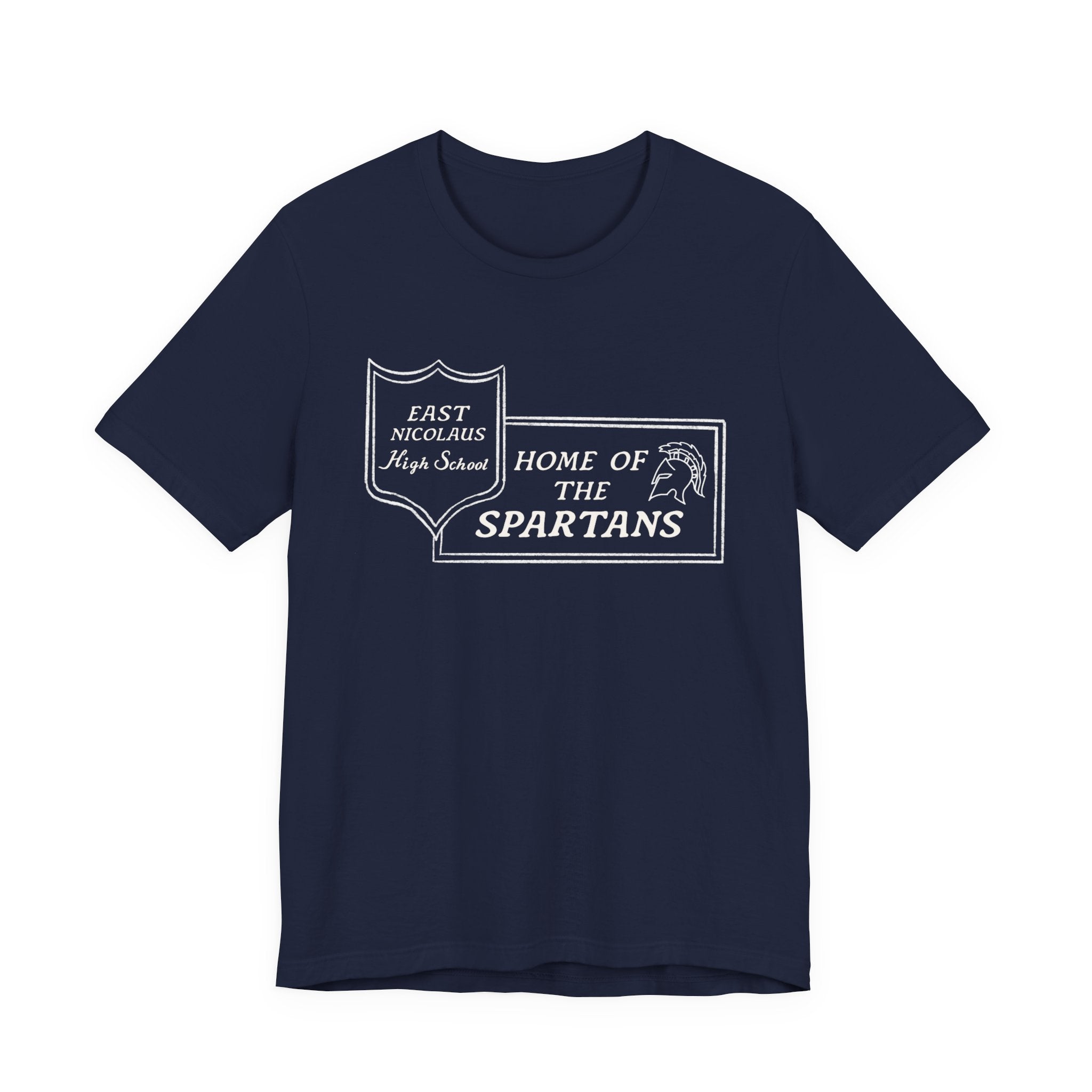 East Nicolaus High School Marquee Spartans Football Shirt