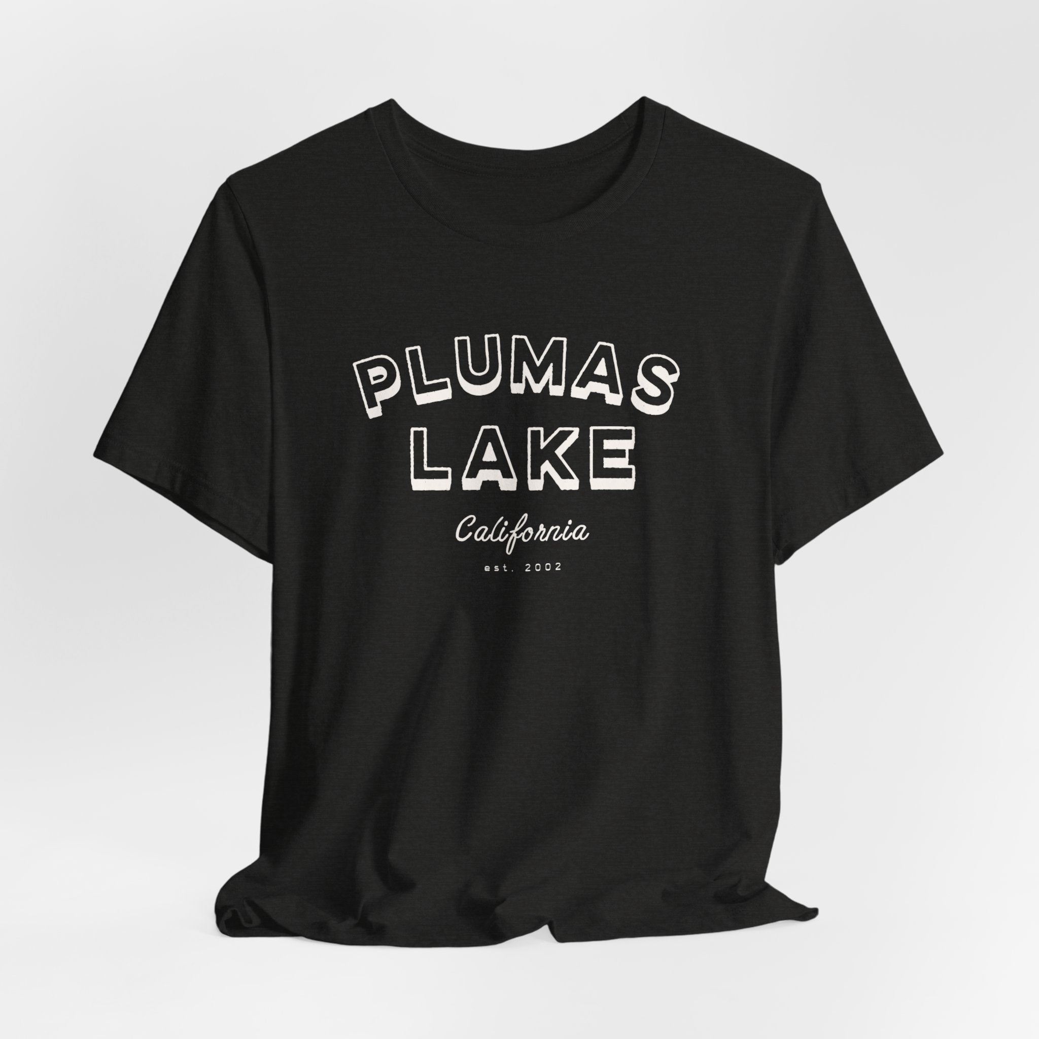 Plumas Lake Block Letters T‑Shirt