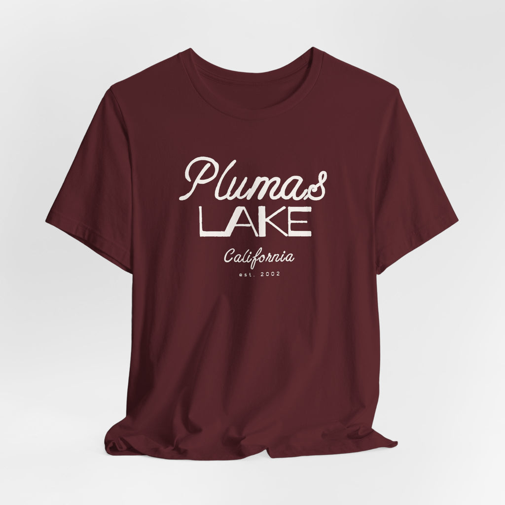 Plumas Lake Vintage Font T‑Shirt