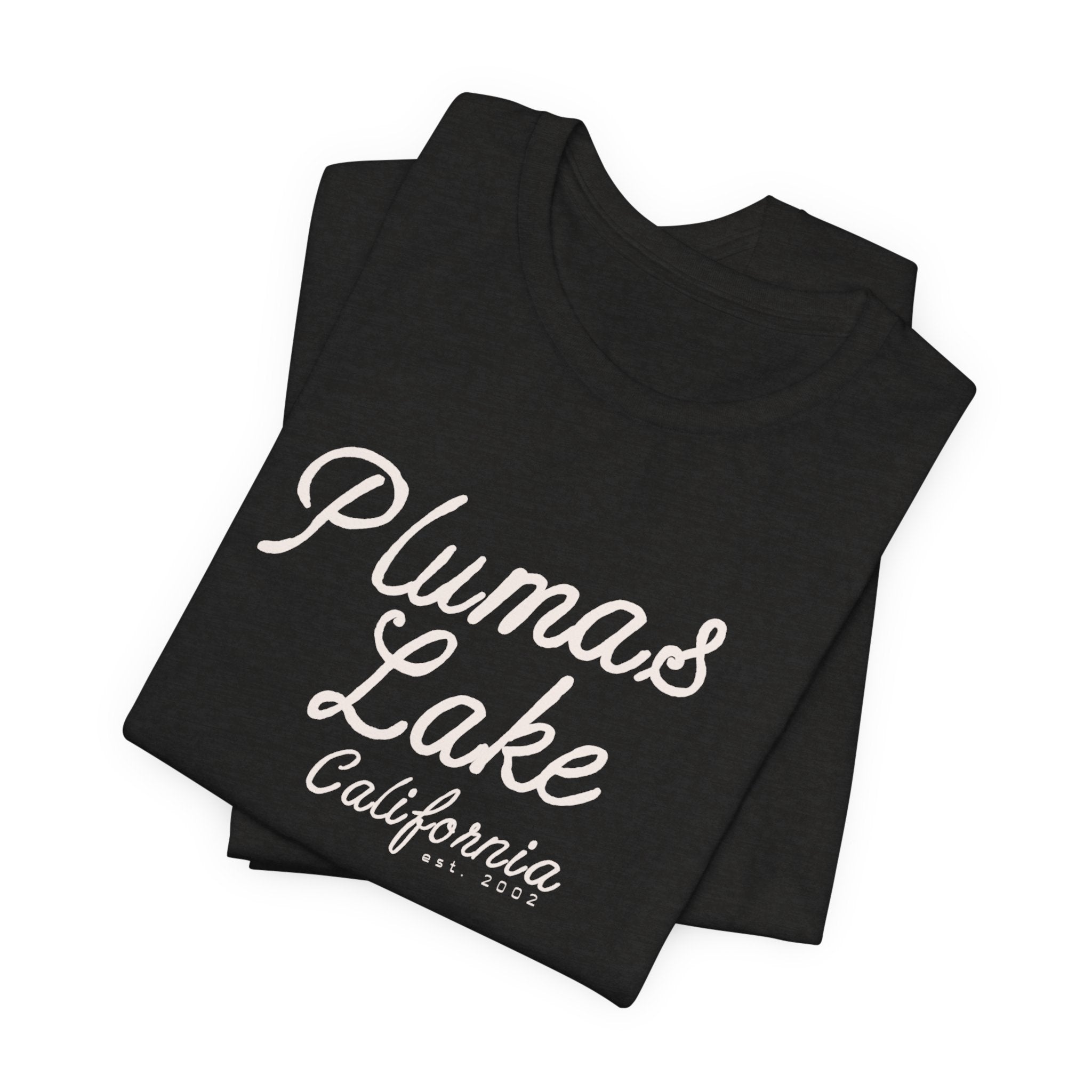 Cursive Vintage Plumas Lake T‑Shirt