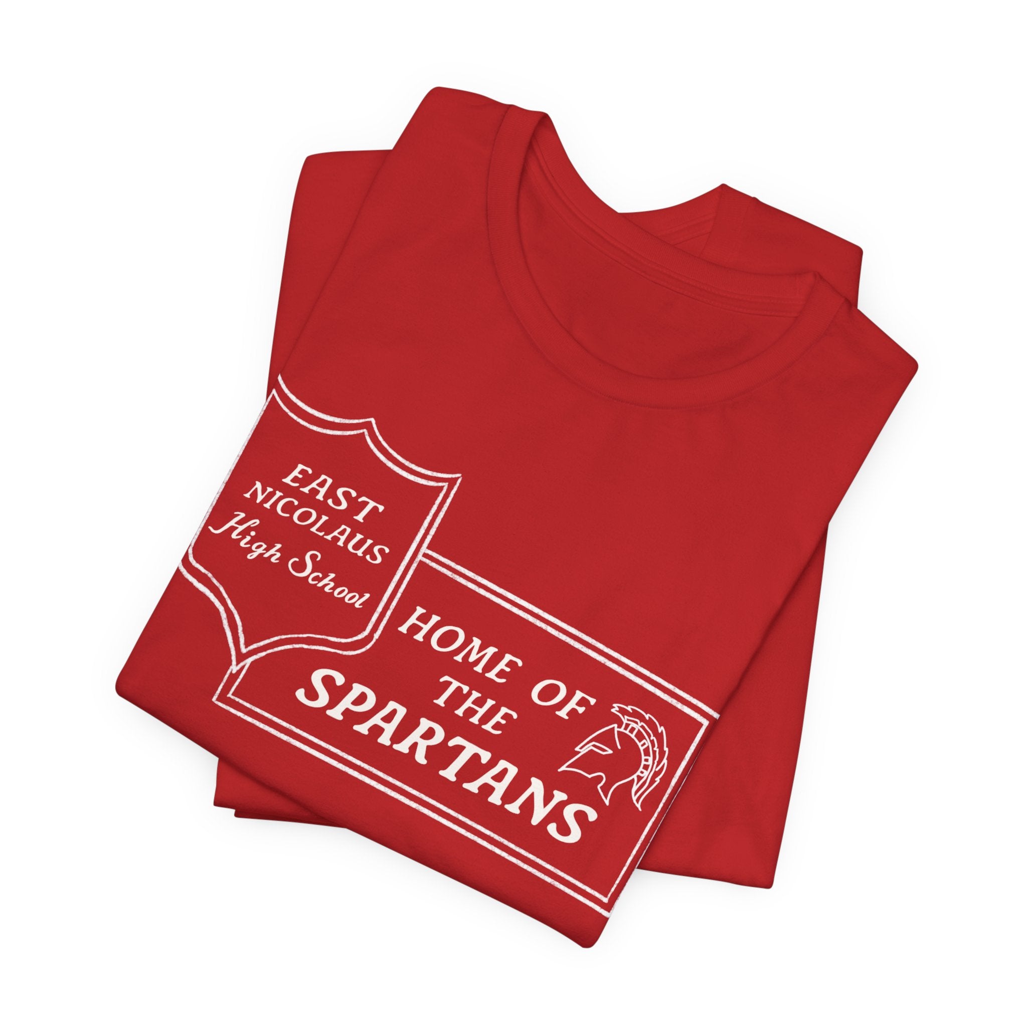 East Nicolaus High School Marquee Spartans Football Shirt
