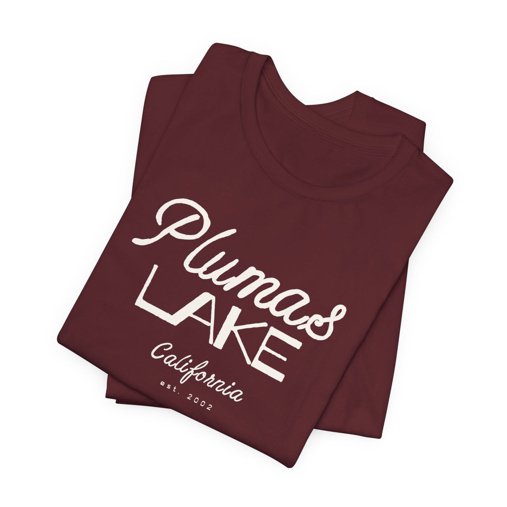 Plumas Lake Vintage Font T‑Shirt