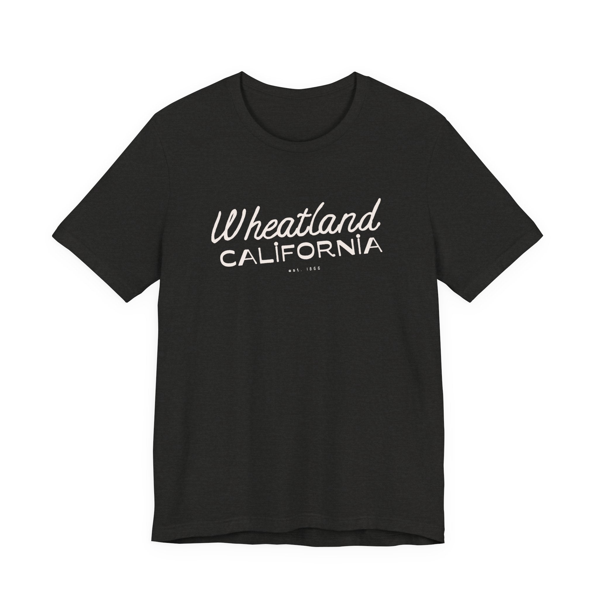 Wheatland California Retro Script Tee