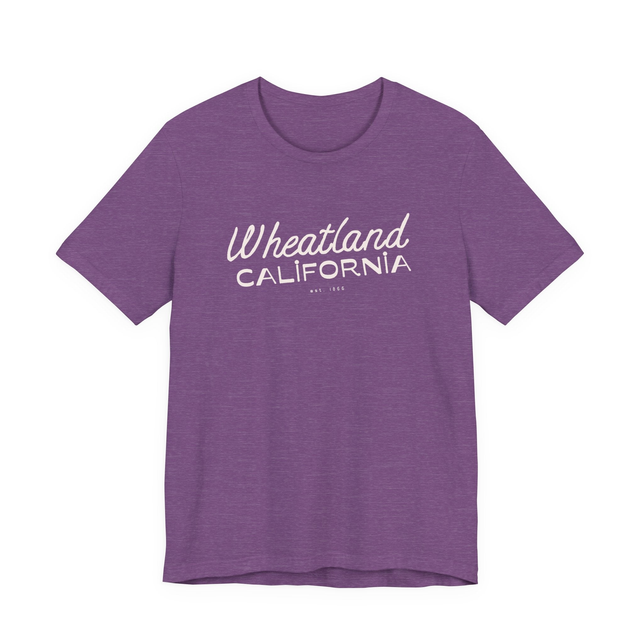 Wheatland California Retro Script Tee