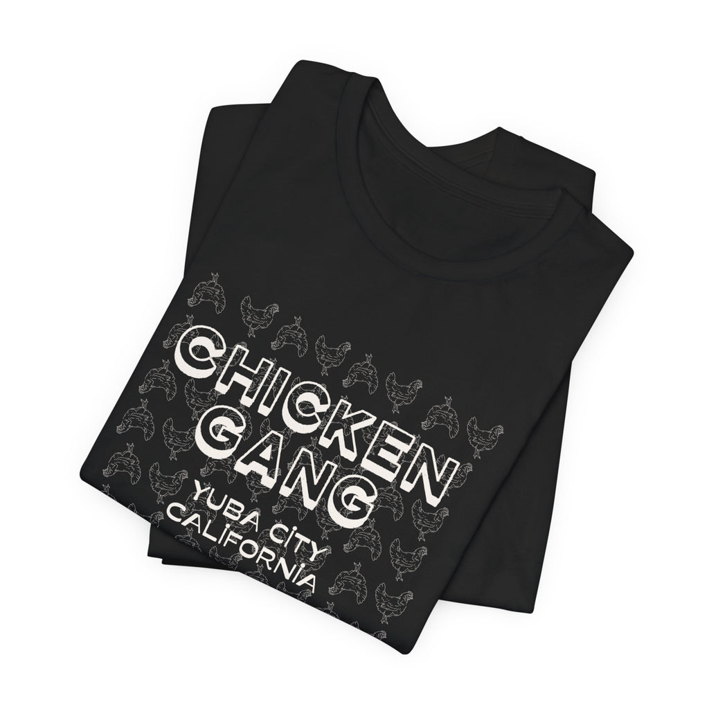 Copy of Yuba City Chicken Gang T-Shirt — Hand Drawn Hen Farm Tee for Yuba City