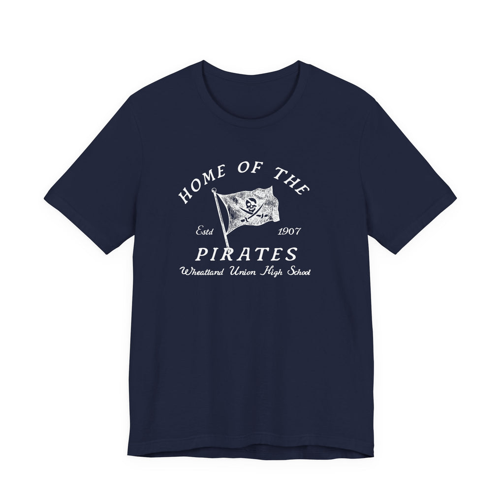 Wheatland Union High School | Home of the Pirates Vintage Flag T-Shirt