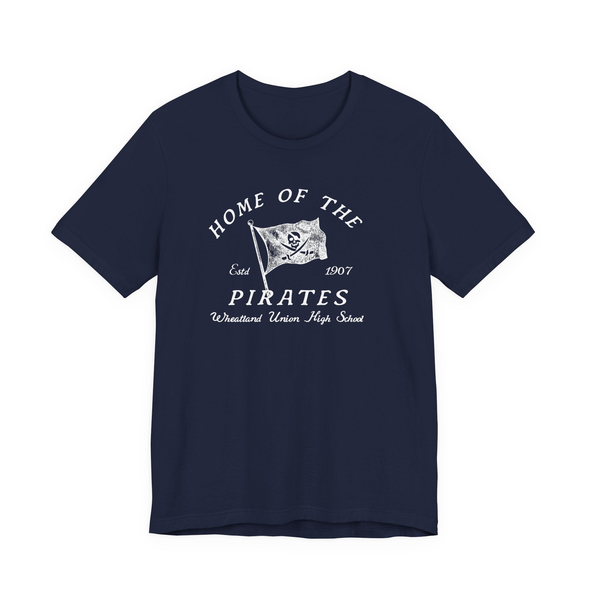 Wheatland Union High School | Home of the Pirates Vintage Flag T-Shirt