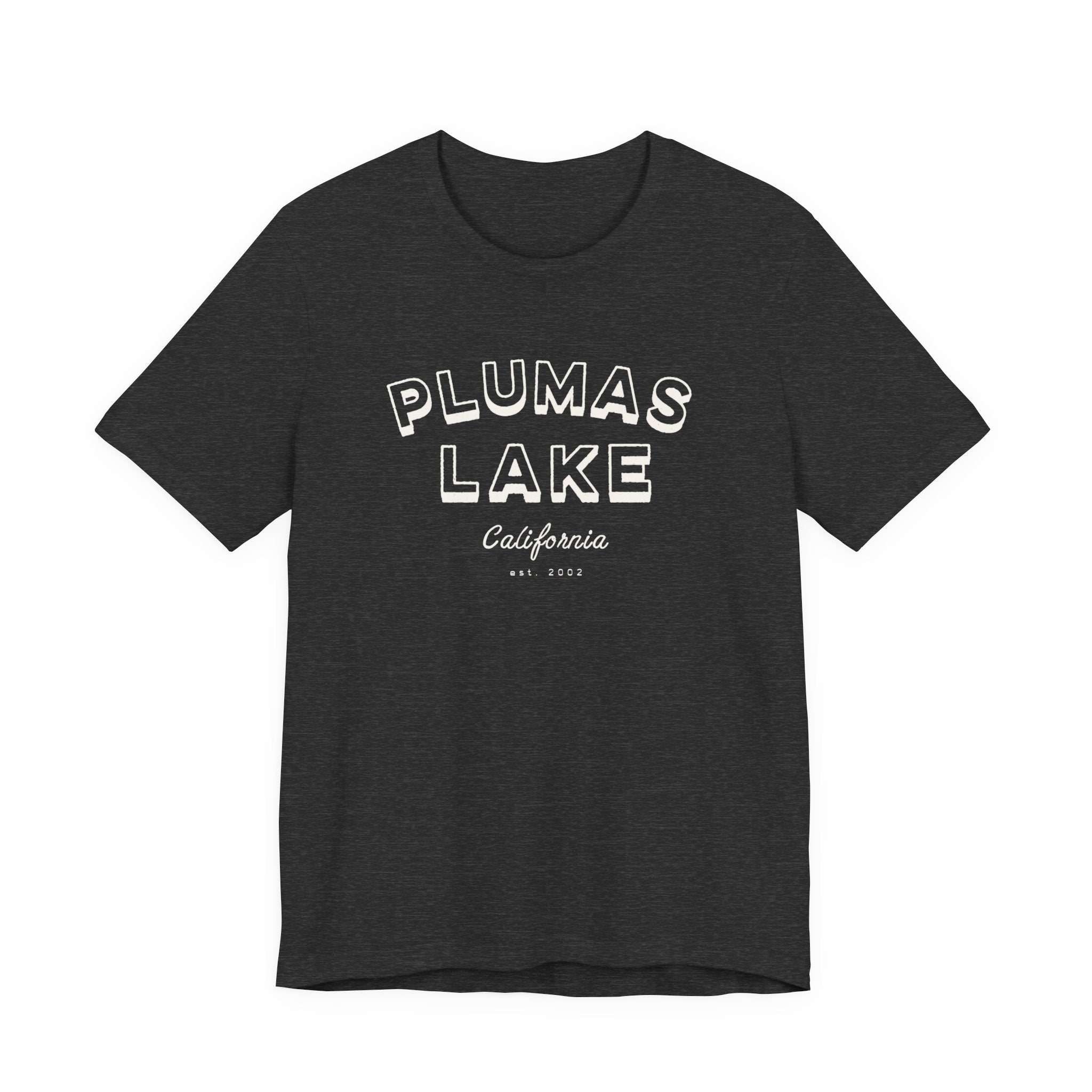 Plumas Lake Block Letters T‑Shirt