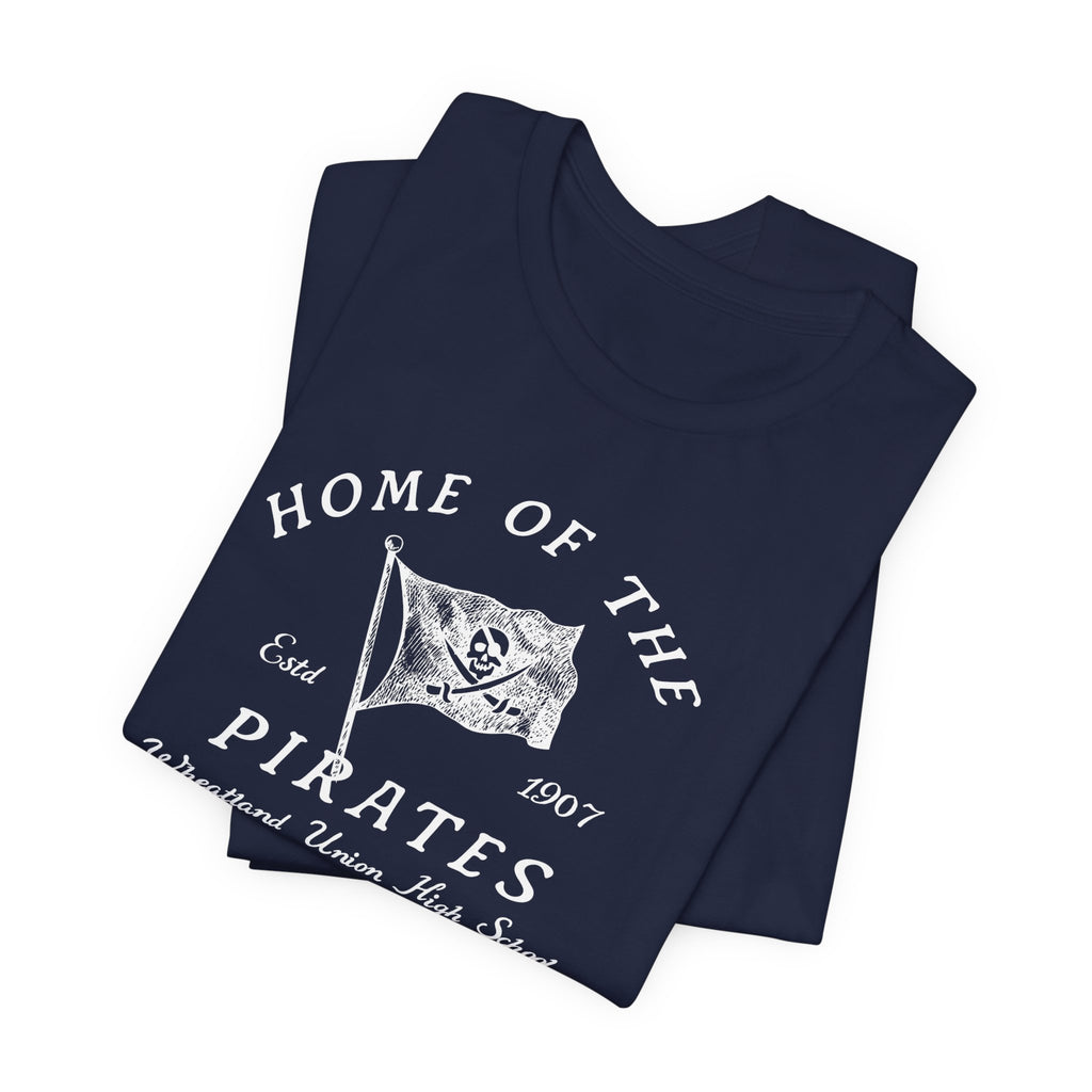 Wheatland Union High School | Home of the Pirates Vintage Flag T-Shirt